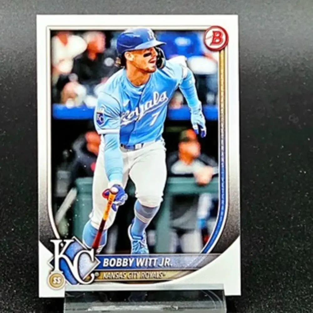 Bobby Witt Jr Bowman Heritage Optic Pink Rated Rookie RC Kansas City Royals Star